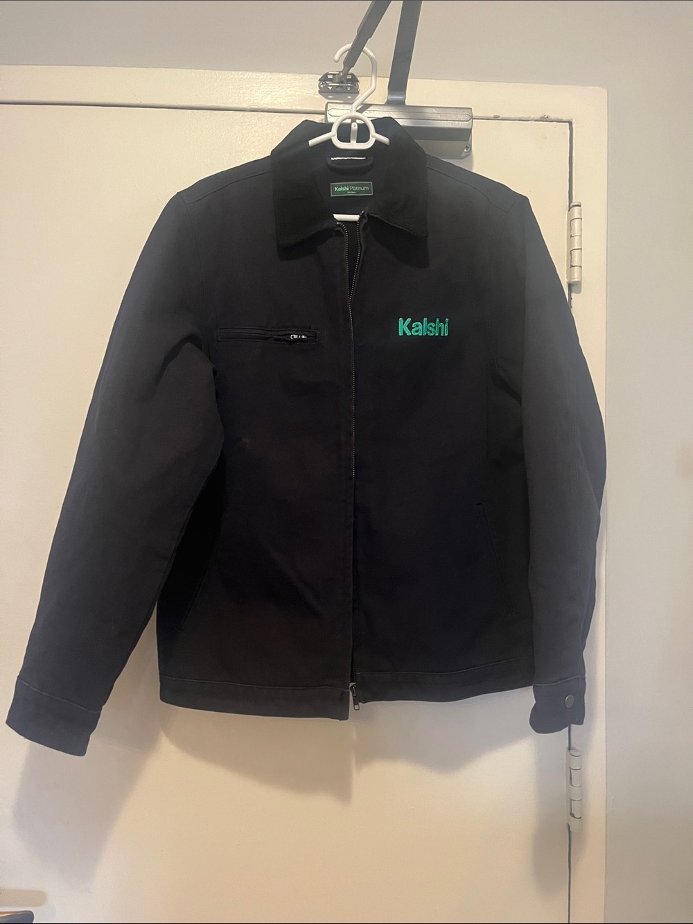 Kalshi platinum retro Men's Work Jacket - Zipper Front